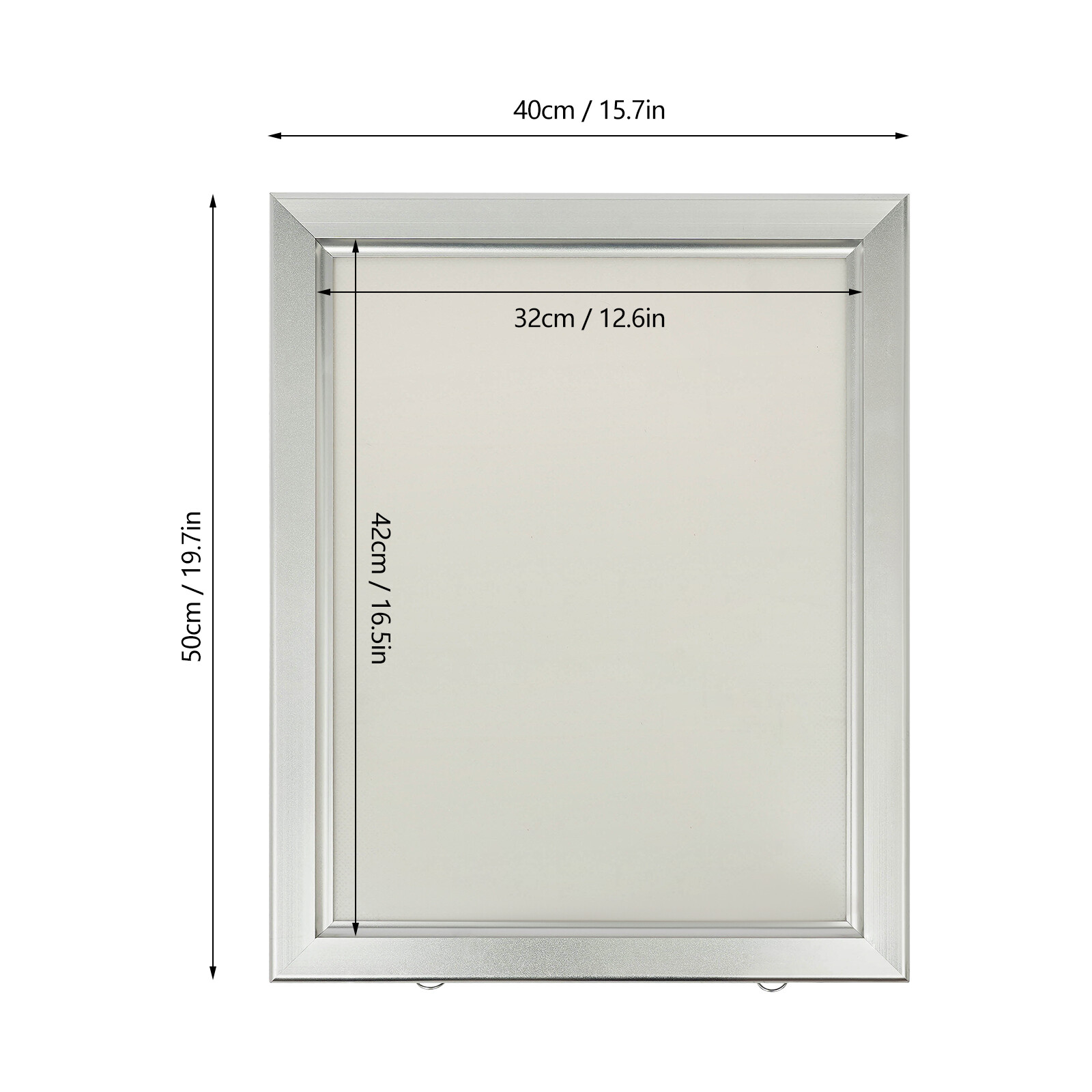 LED Poster Frame Wall Mount 18W Corded Advertising Sign Holder Aluminum Acrylic