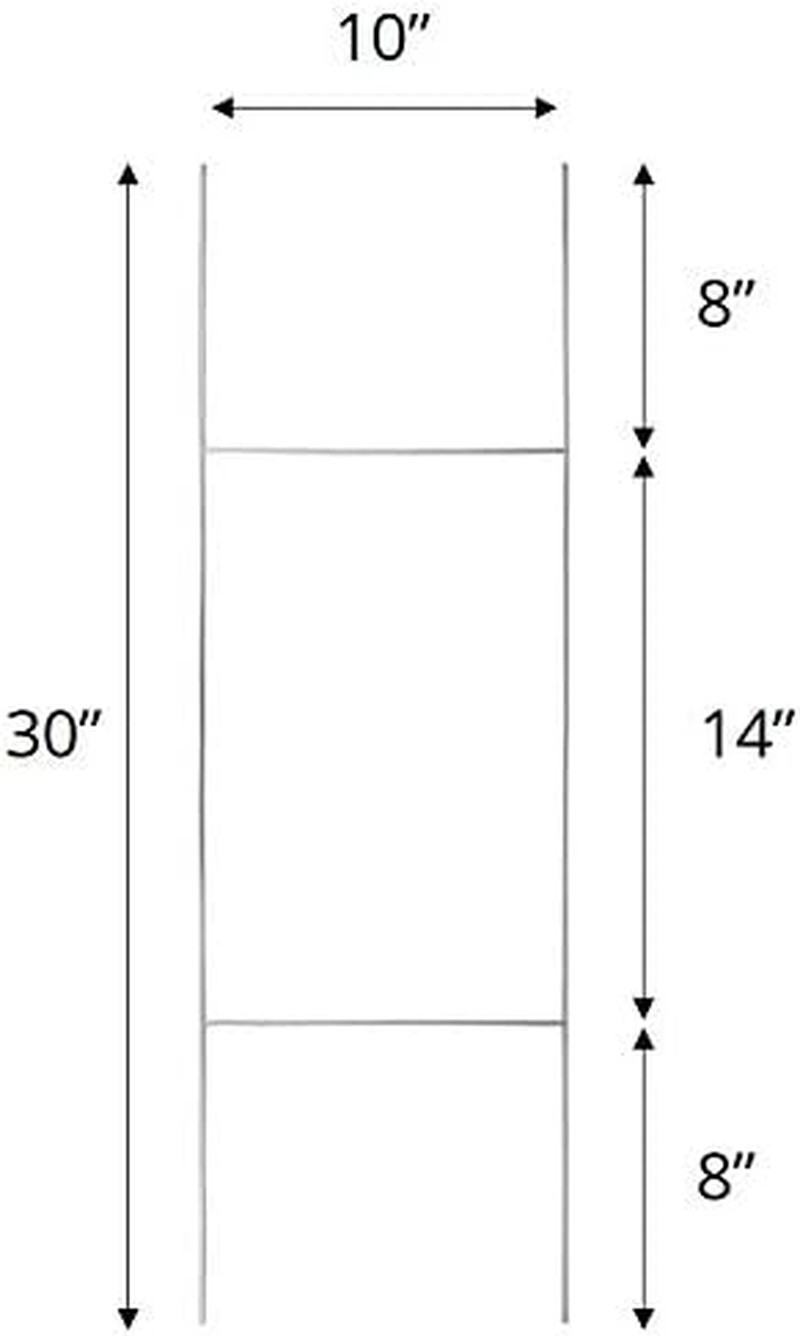 Yard Sign Stakes – 30″X10″ H Wire Stakes, Metal Lawn Sign Stakes, Real Estate Si