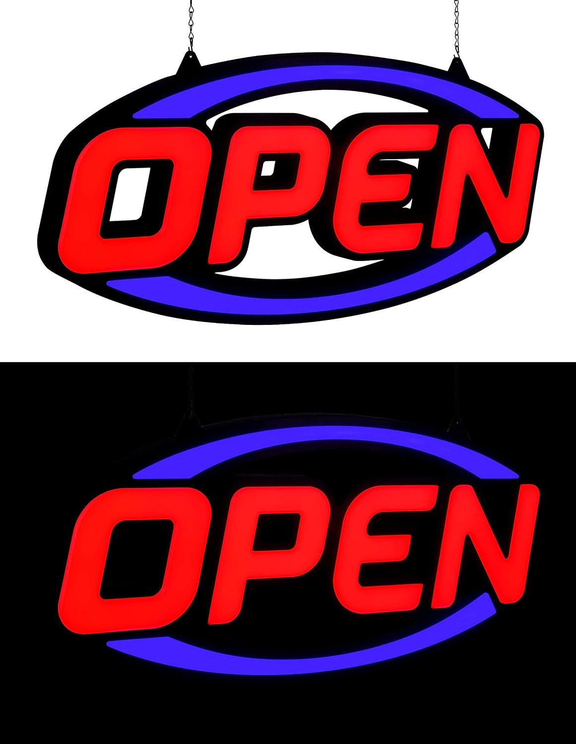2026 Model 32″ X 16″ LED Neon Open Sign – Ultra Bright Extra Jumbo Large – Remot