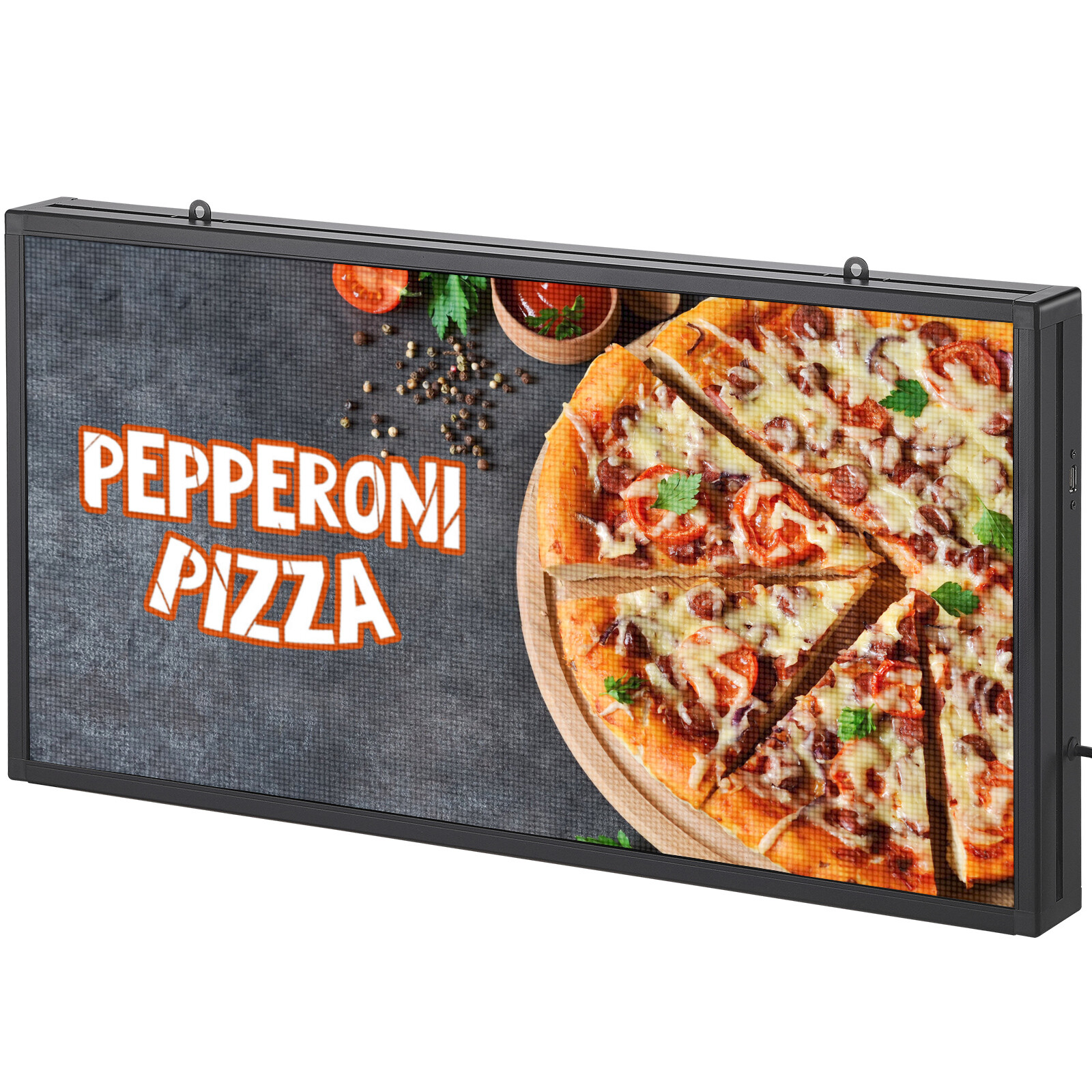 VEVOR 27″x14″ Programmable LED Sign Scrolling Display Board P5 Full Color