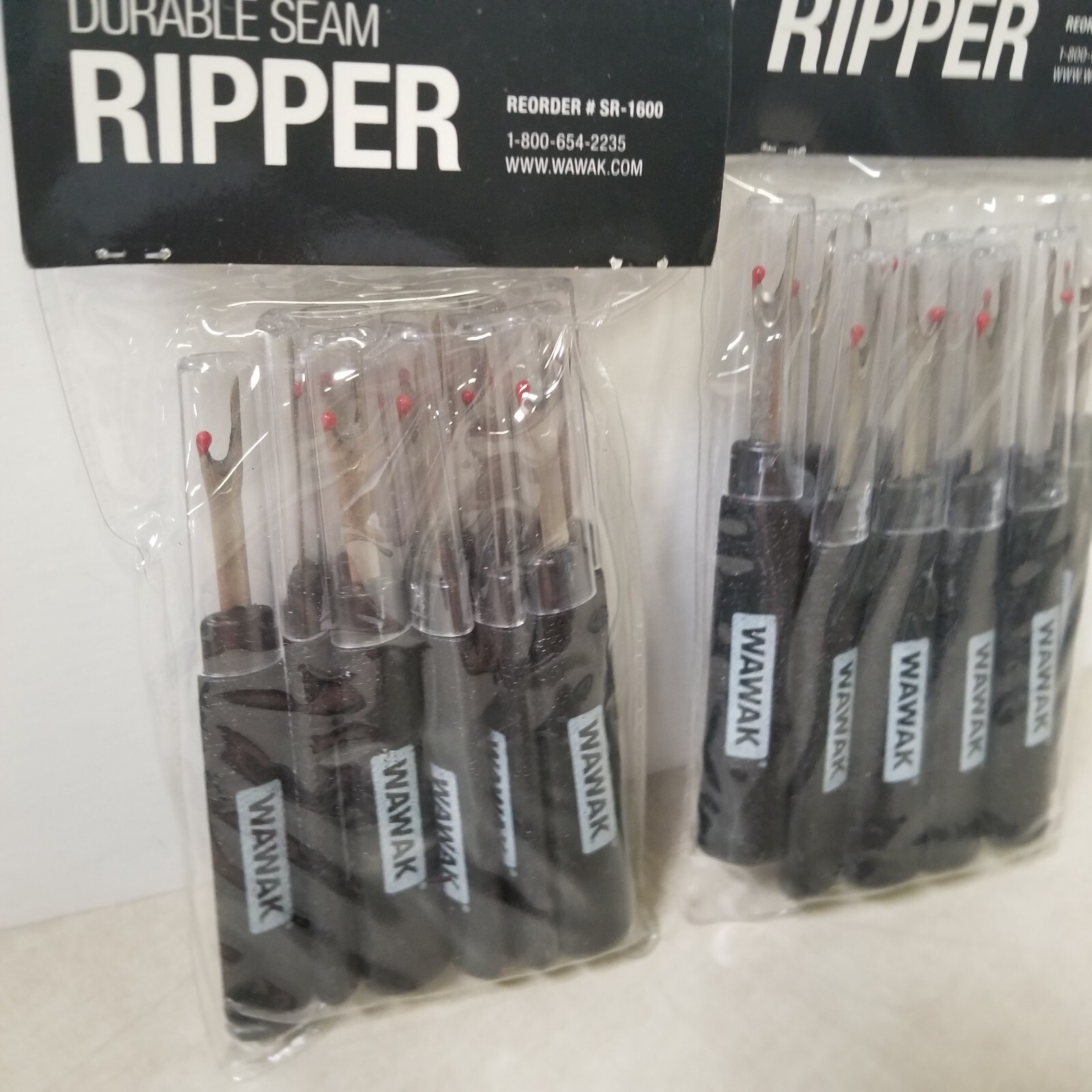 Lot Of 20 WaWak Durable Seam Ripper Pack Of 10 IN Each ONE
