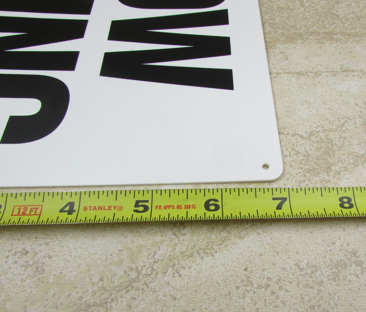 2 PACK “Now Hiring” Sign, Sturdy .055 Thick Plastic, Pre-Drilled Holes 10″ X 7″