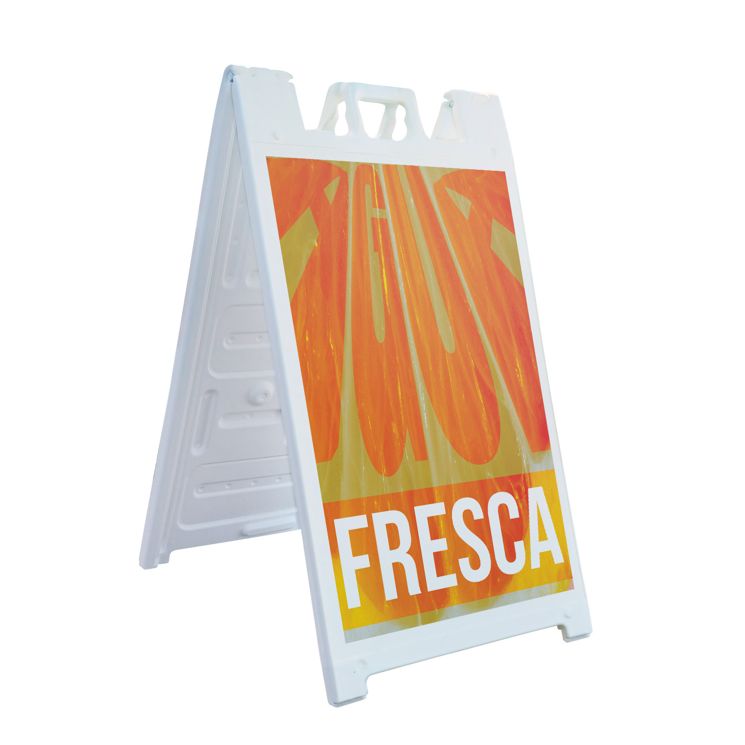 Agua Fresca Heavy Duty A-Frame Sidewalk Sign Fresh Drinks Juice Stands Summer