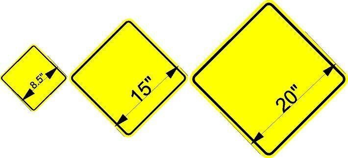 Terrapin Crossing Safety Yellow Aluminum Composite Sign