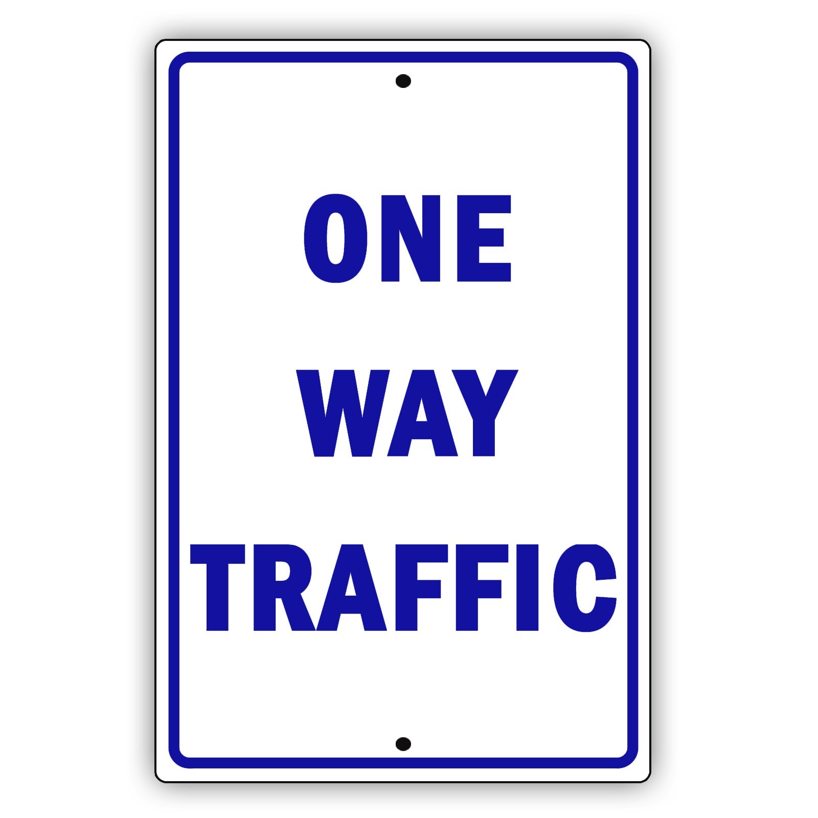 One Way Traffic Do Not Enter Street Road Aluminum Metal 8×12 Sign