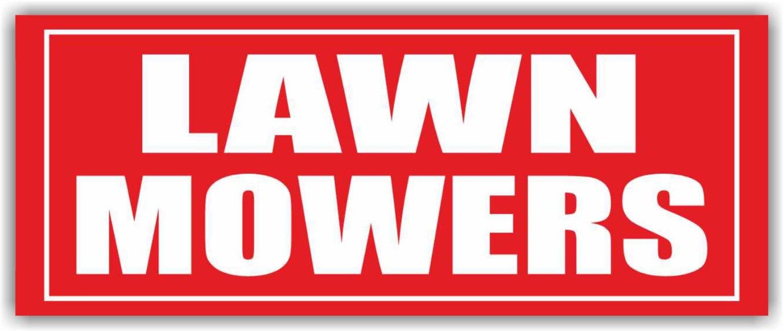 LAWN MOWER Advertising Banner Vinyl Mesh Sign blades oil grass landscape repair