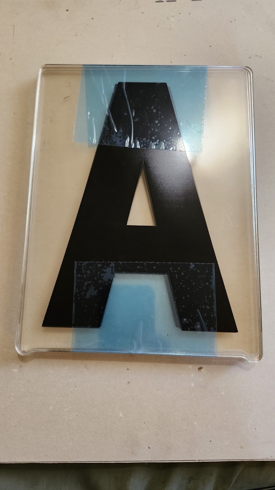 50 Gemini Marquee Sign Letters Rigid Acrylic Black Clear Outdoor 8on9
