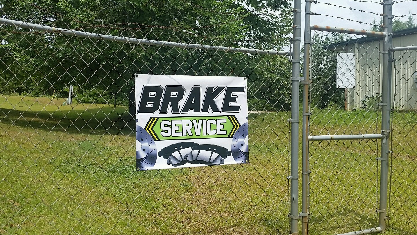 2′ x 3′ Brake Service Auto Repair Outdoor Indoor Wall Banner Open Sign Tire Shop