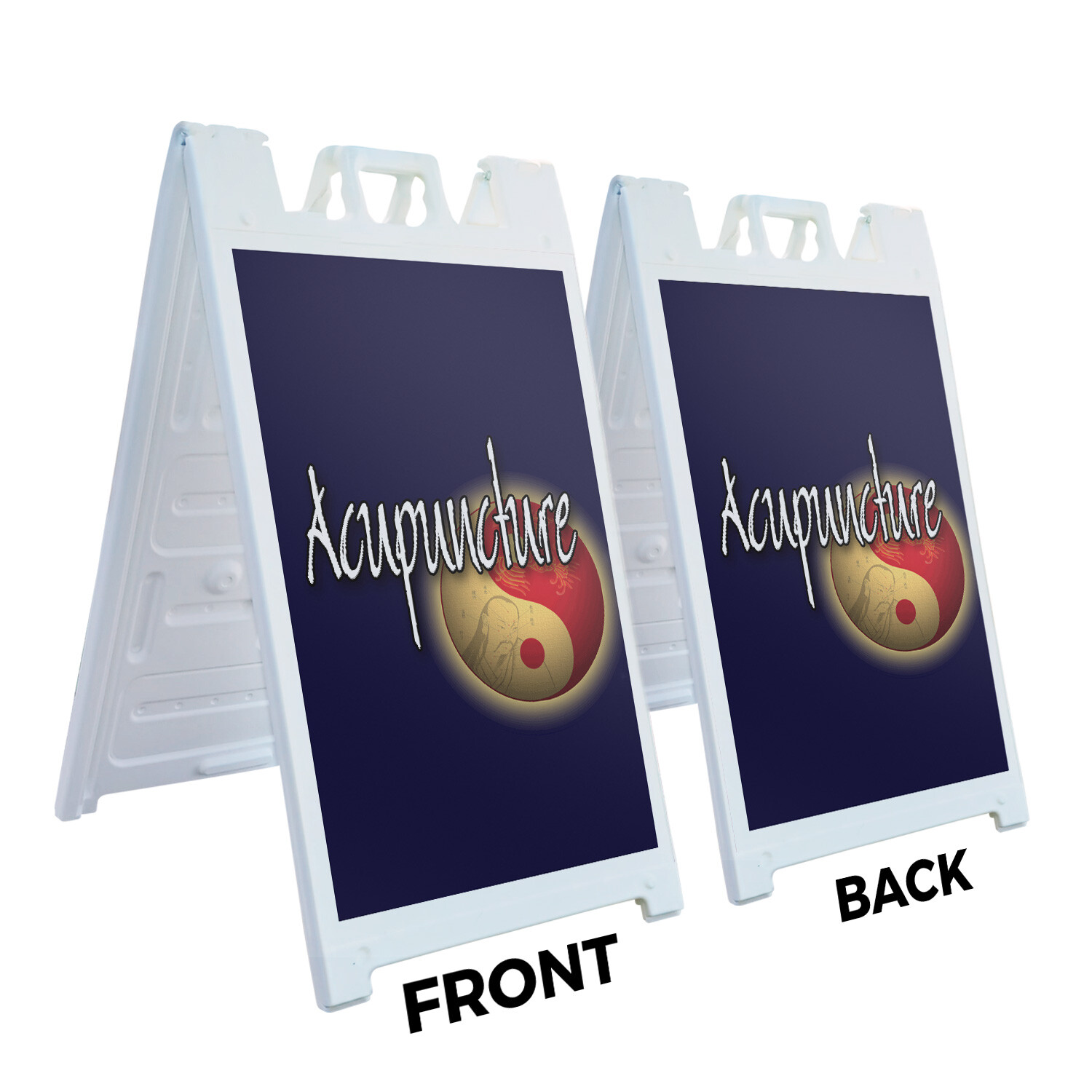 A-frame Sidewalk Acupuncture 24″ x 36″ Double Sided A-Frame Sidewalk Sign