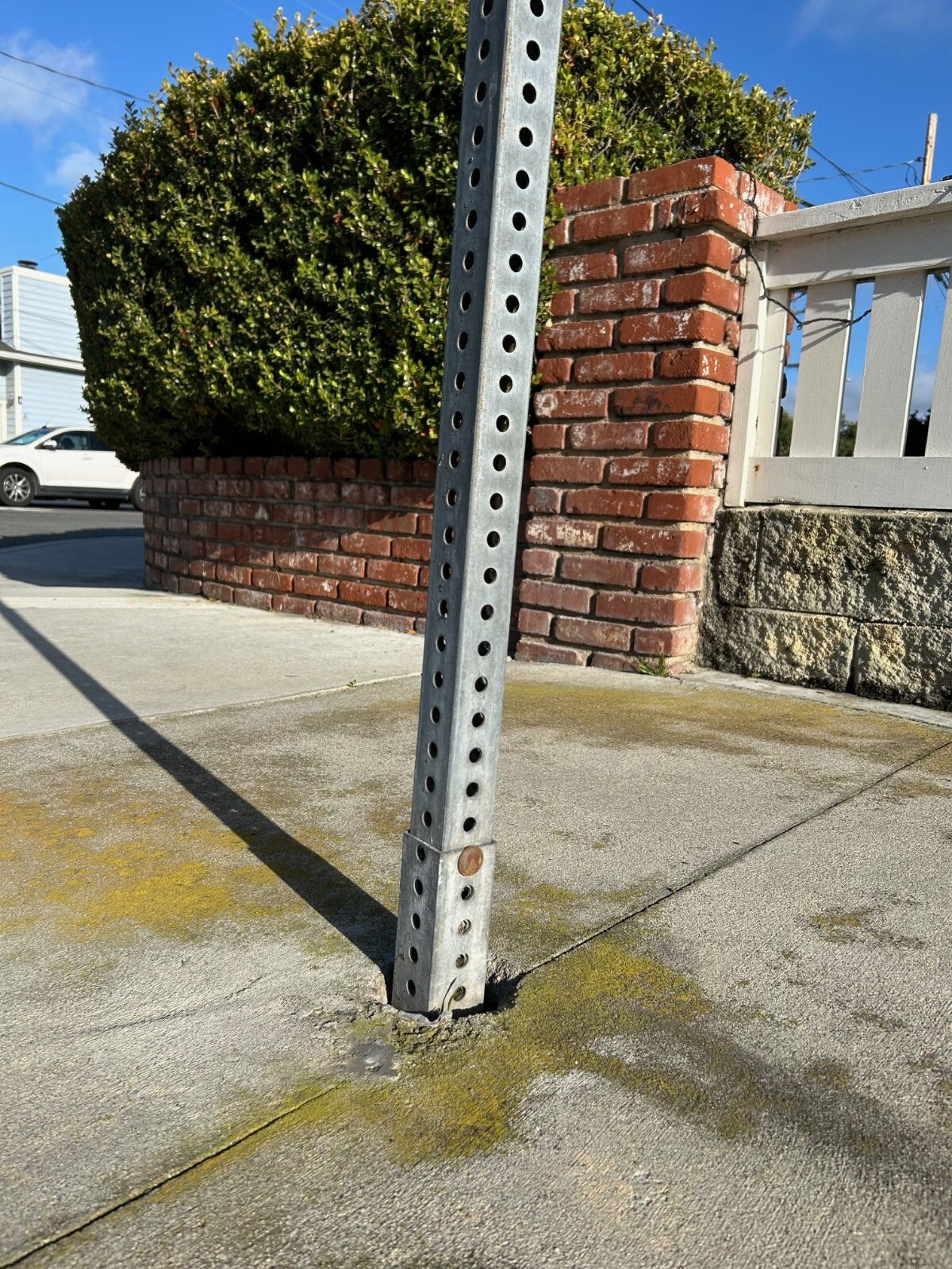 Sandbaggy 3 ft Breakaway Square Sign Post Base (Hot Dipped Galvanized)