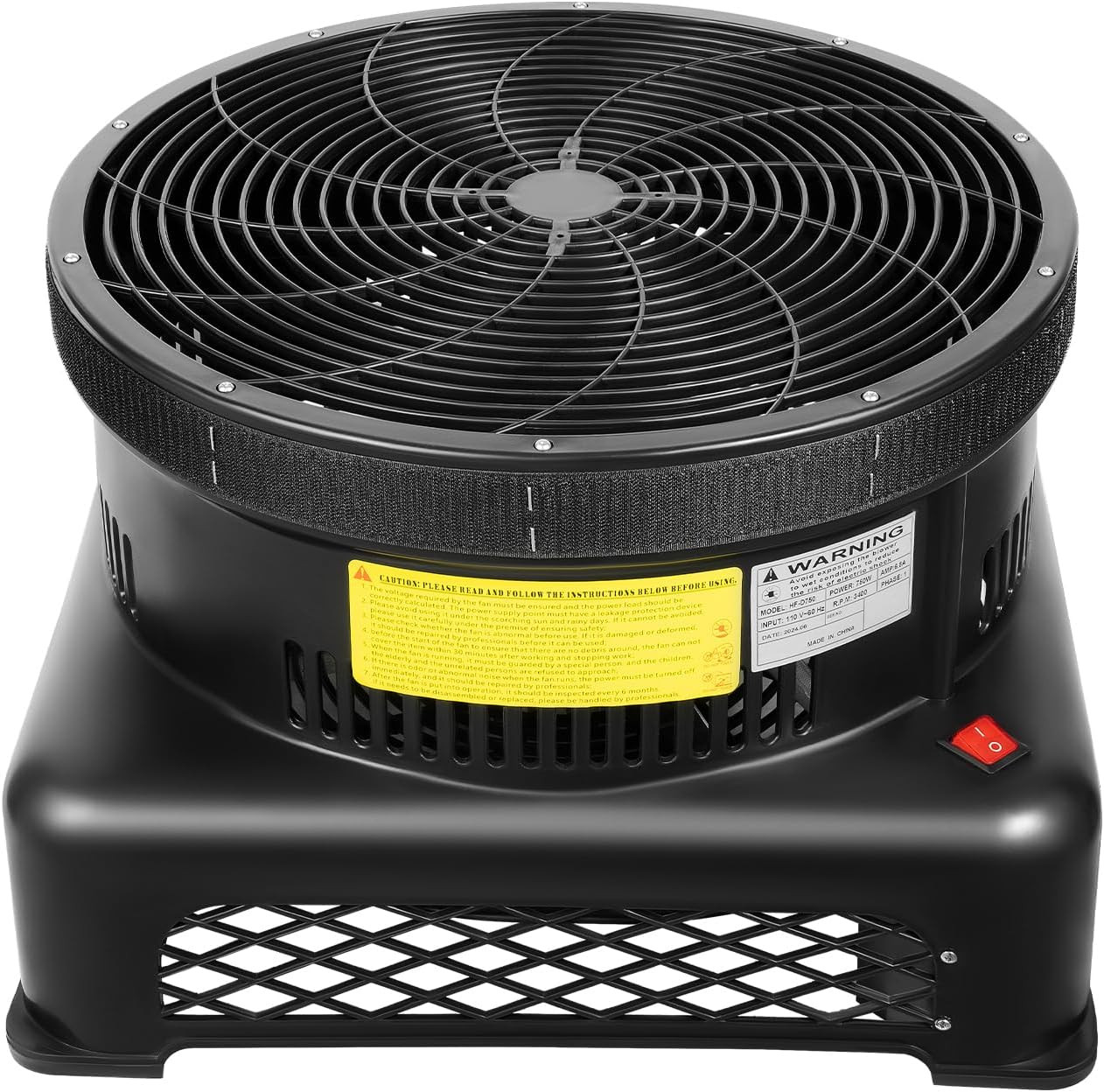 Inflatable Tube Man Blower, 110V 750W Air Blower Fan 18″ Diameter Inflatable Sky