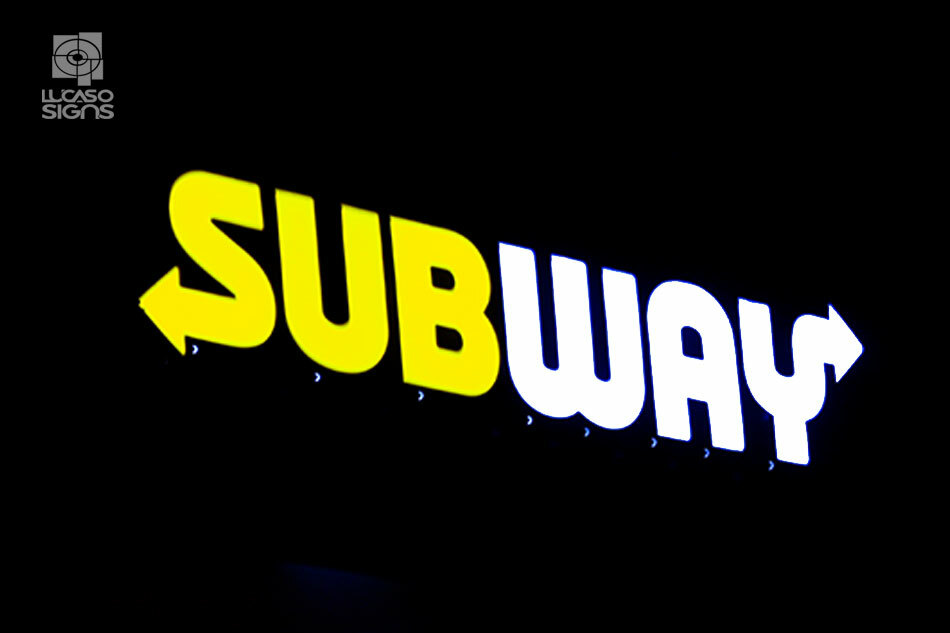 Custom LED Business Signs Channel Letters – LED Signs Regular Front Translucent
