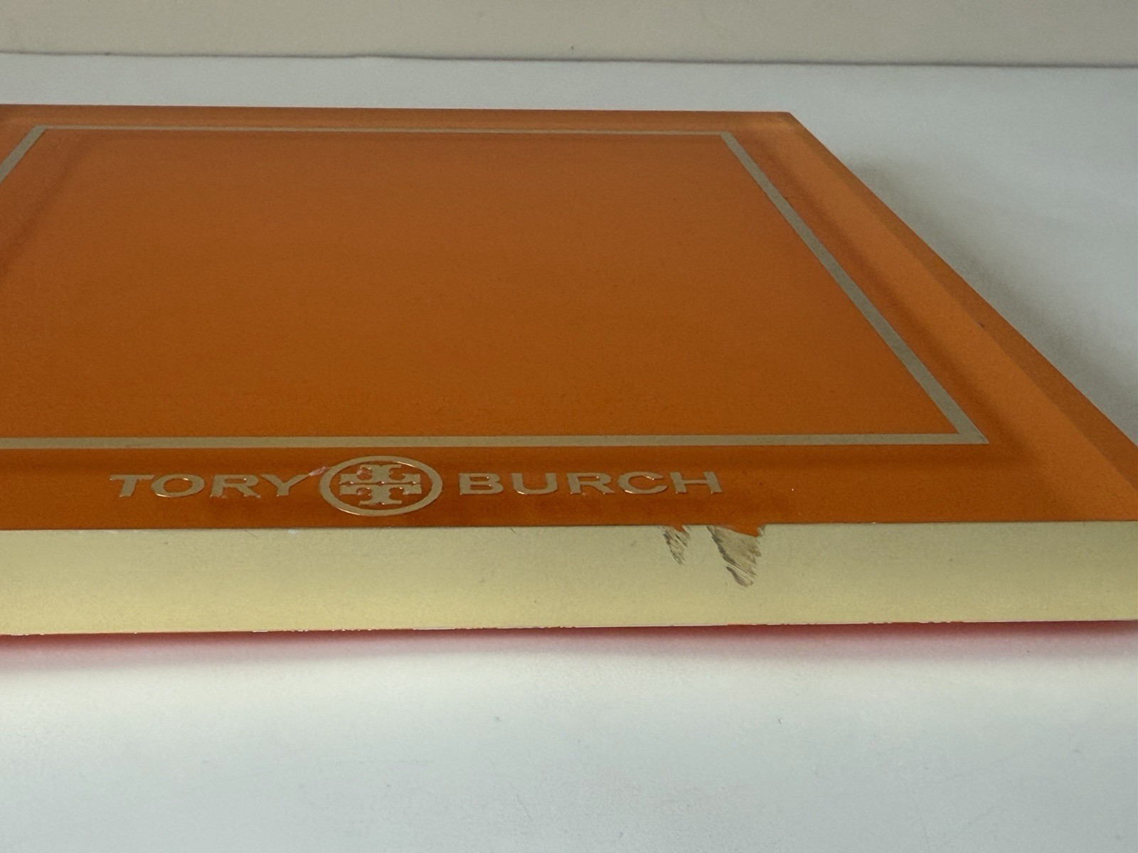 TORY BURCH STORE DISPLAY SIGN EYEWEAR SUNGLASSES RARE 8×8 in