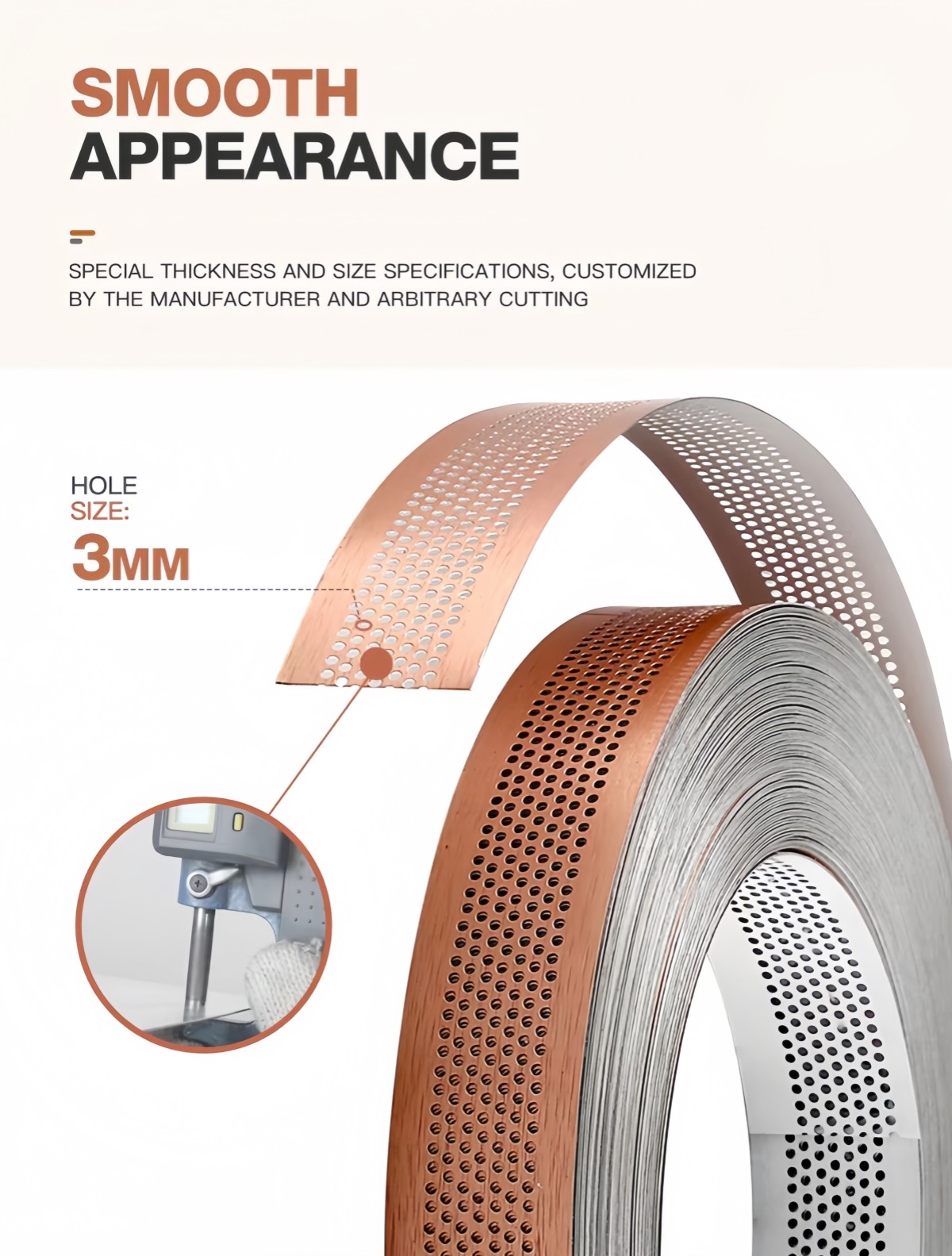 Aluminum Coil Material Strip Trim Cap for Perforated Sign Channel Letter Word