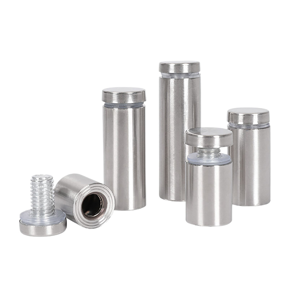 201 Stainless Steels Sign Supports Wall Mount Advertising Screw Standoff Fixings