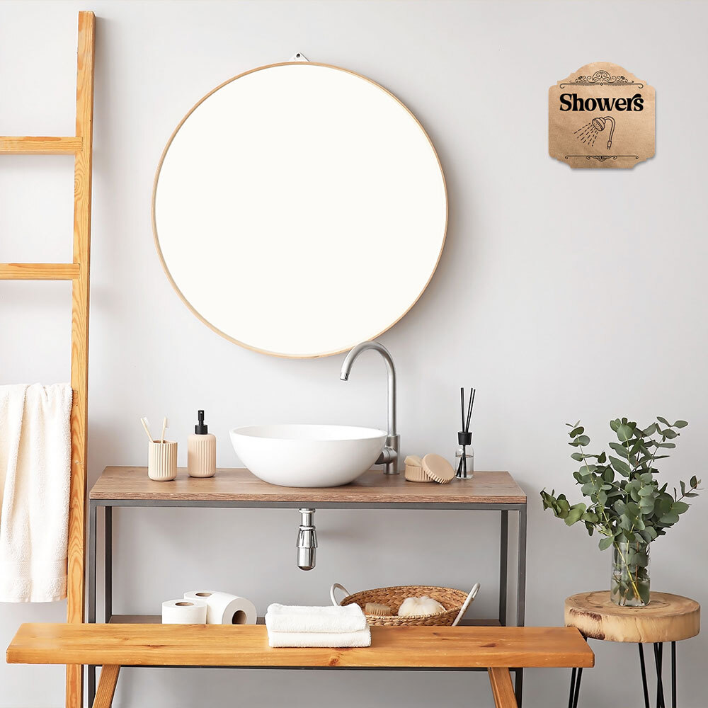 Heritage Plus Showers Wall or Door Sign | Gym Decor