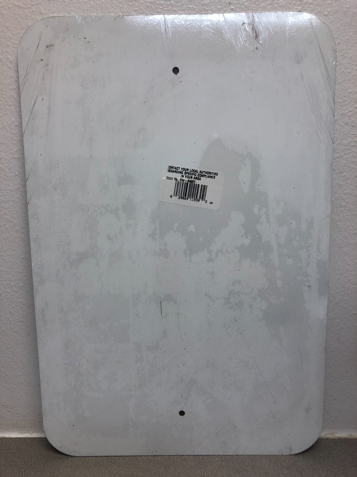 Hy-Ko HW-04001 “Leave all Packages & Deliveries Here” Sign 18 in. H X 12 in. W