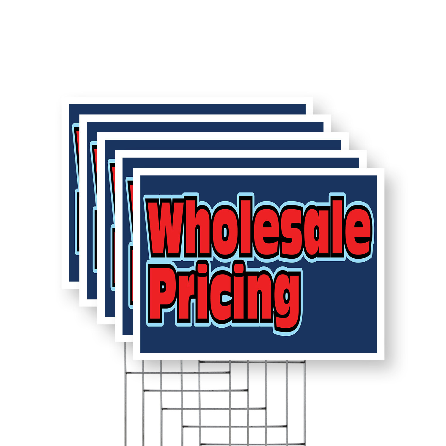 Wholesale Pricing Yard Sign Retail Discounts, Bulk Deals, Clear Promotions