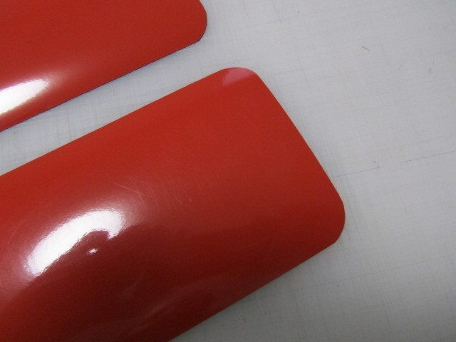 Blank Pair of RED Vehicle Magnetics 3″x24″ Sign for Car Truck Van SUV