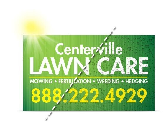 SNDS Custom Yard Signs with Stake – Personalized Blank Corrugated Lawn Sign