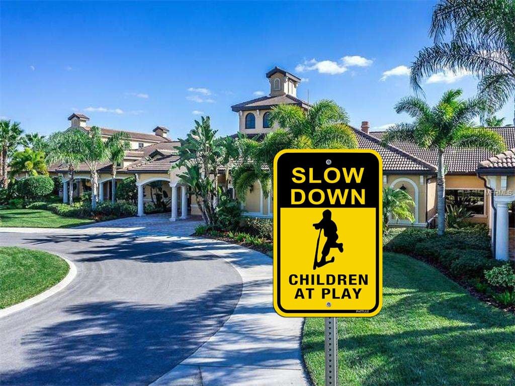 2 PCS 12×18 Inch Slow Down Children At Play Metal Sign Reflective Aluminum