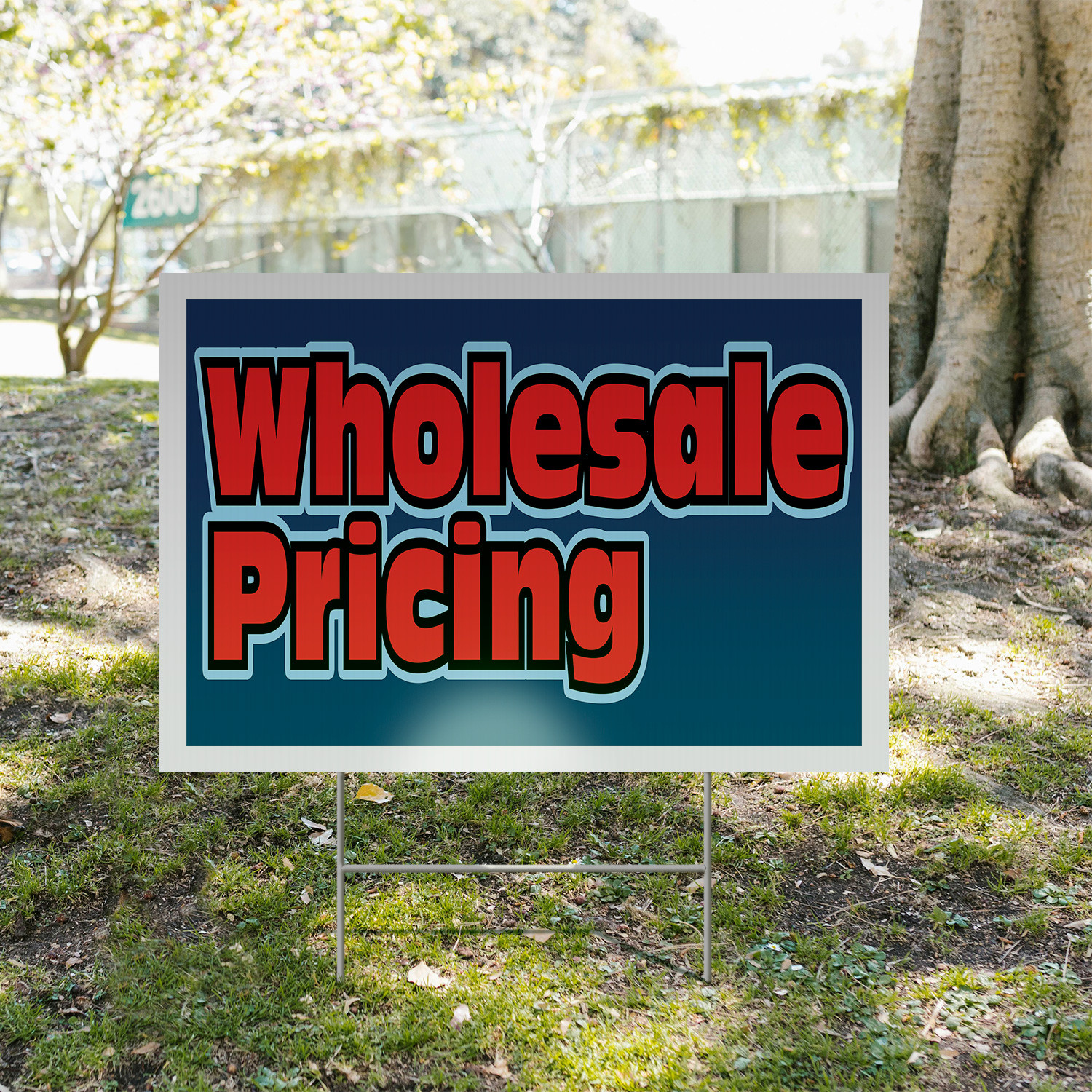 Wholesale Pricing Yard Sign Retail Discounts, Bulk Deals, Clear Promotions
