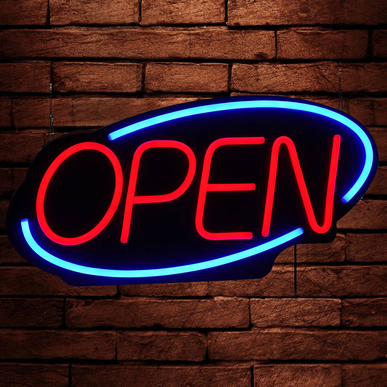 Large LED Open Sign Bright Neon Light for Restaurant Bar Pub Shop Store Business