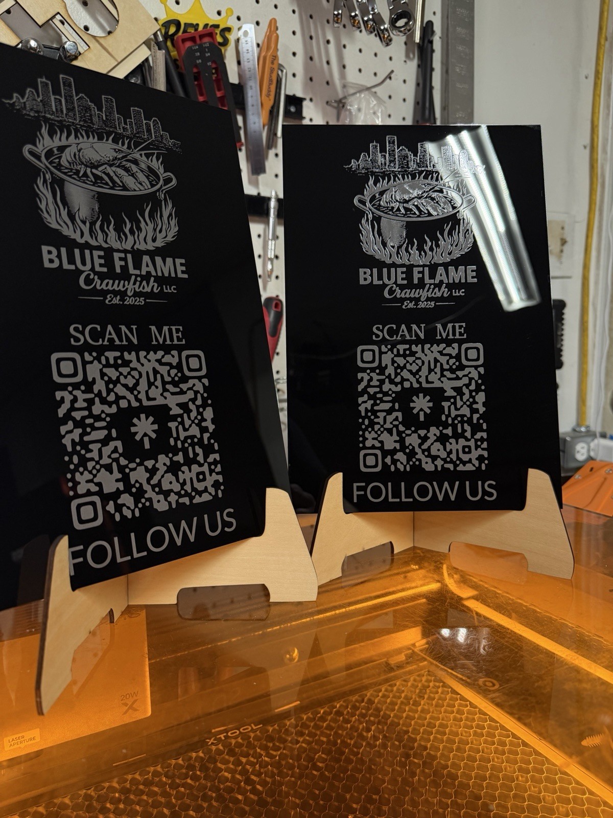 Custom acrylic Vendor Sign