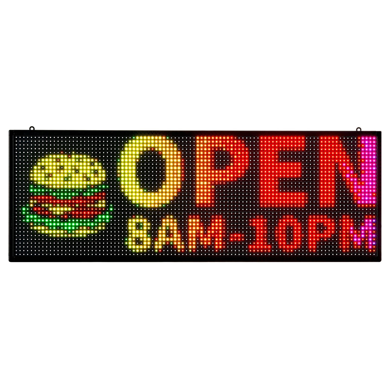 Uimoso 40×14 in LED Display Board with Programmable Scrolling Text,P10Full-Color