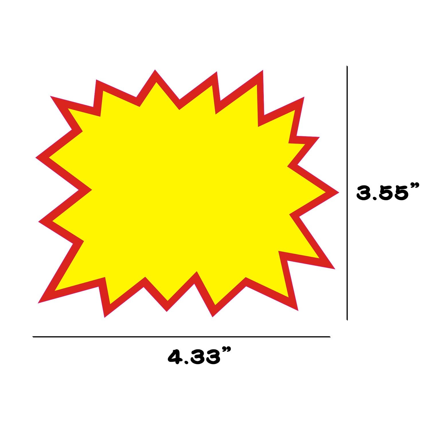 SMOQYKBW 200 PCS Blank Star Shape Retail Sale Signs 4.33 x 3.55 Inch Sale Pri…