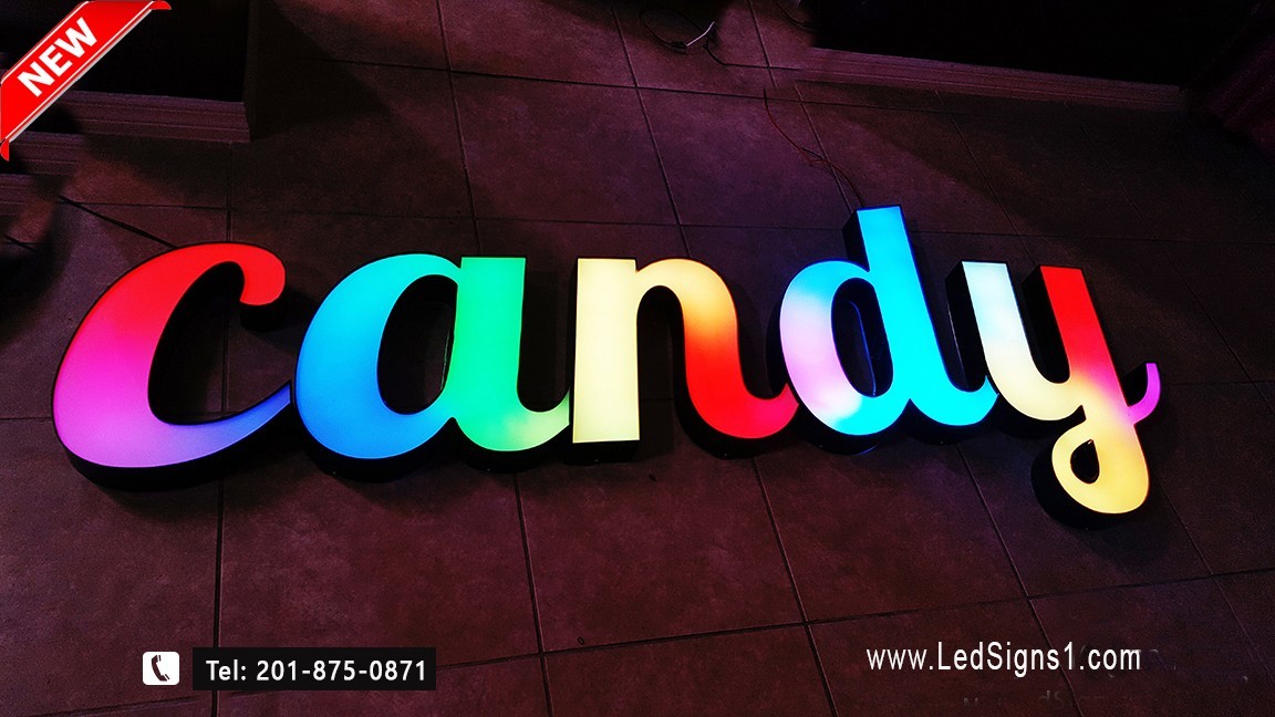 New Magic Color RGB Channel Letter Custom Made, ( Read Description ) 24 Inches