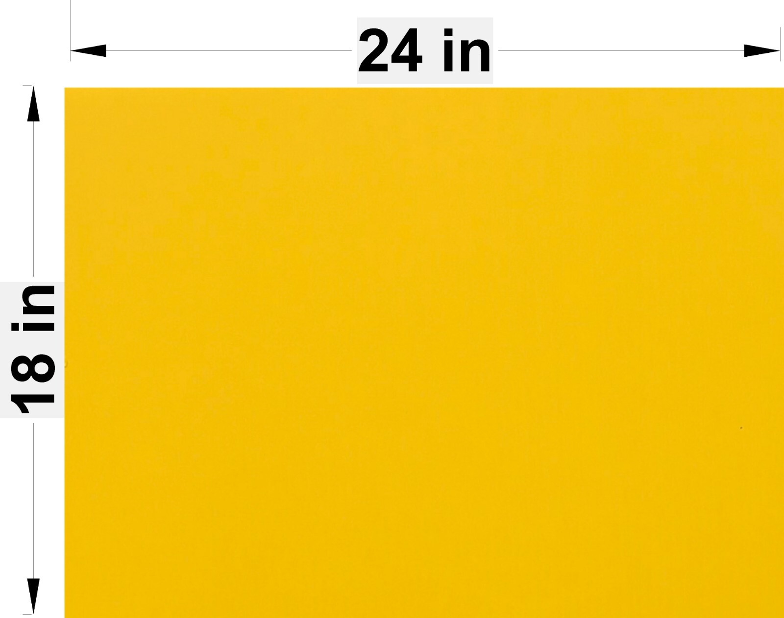 10 Blank Signs YELLOW 18″ x 24″ x 4 mm corrugated plastic, bundles of 10 pieces