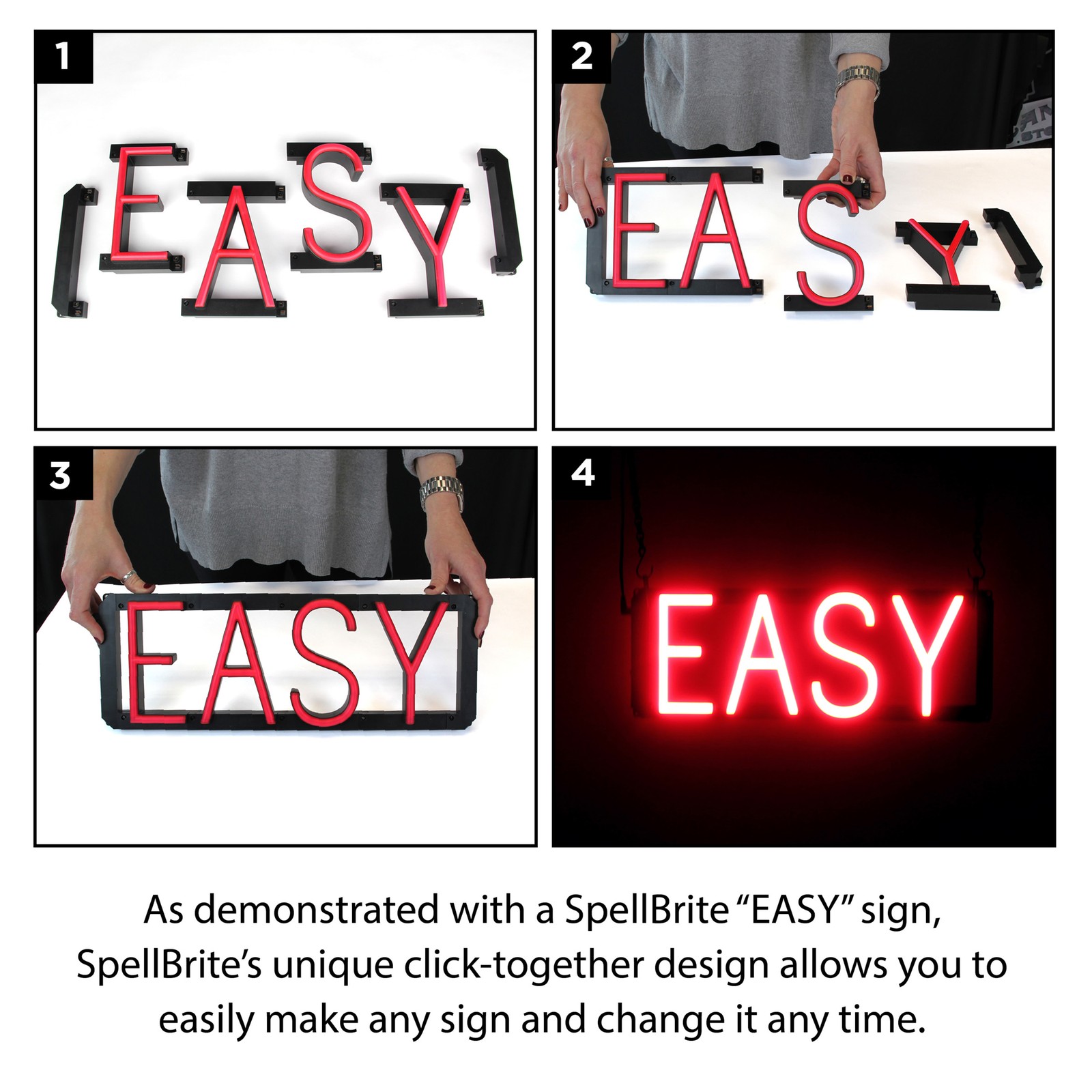 SpellBrite CONCESSIONS Sign | Neon Sign Look, LED Light | 40.6″ x 6.3″