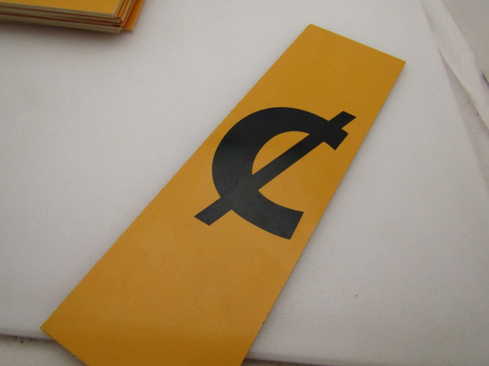 12 Yellow Retail Signage Spiral Black Number Pads Pricing Display + Bonus