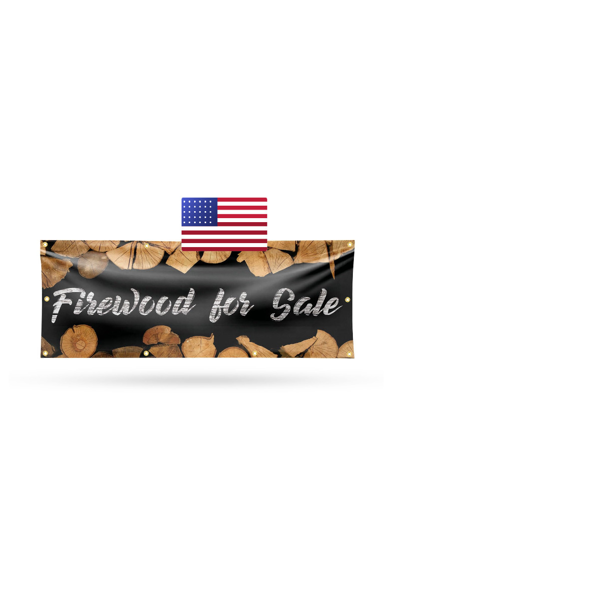 Signmission Firewood For Banner Sign 36 X 96 13 Oz Vinyl Metal Single-Sided