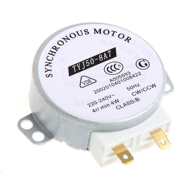 AC 220-240V 4W 4RPM 48mm Synchronous Motor for Air Blower 50/60Hz TYJ50-8A7 Tray