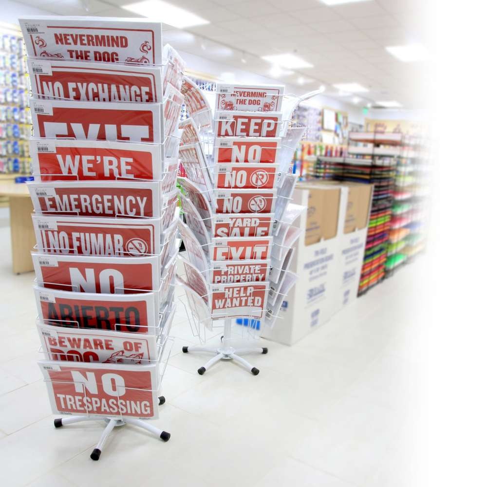 BAZIC 9″ X 12″ For Rent Sign, pack of 24