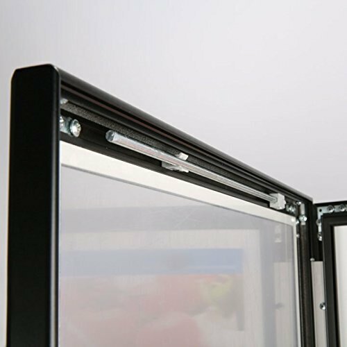 Floor Standing Universal Showboard with Magnet 4x(8.5×11)” Lockable Menu Holder