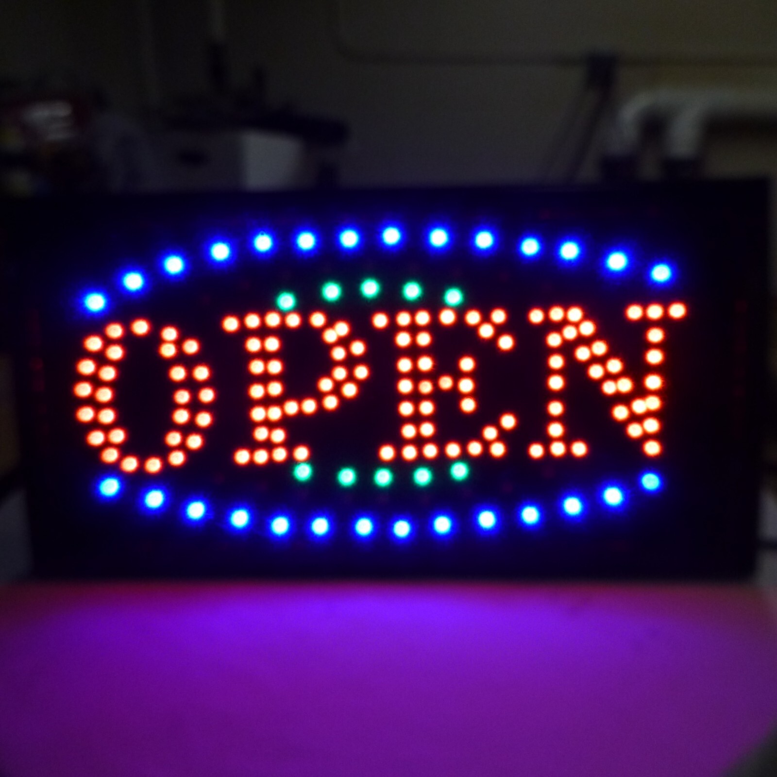 Flashing Open Sign, 19″ x 10″