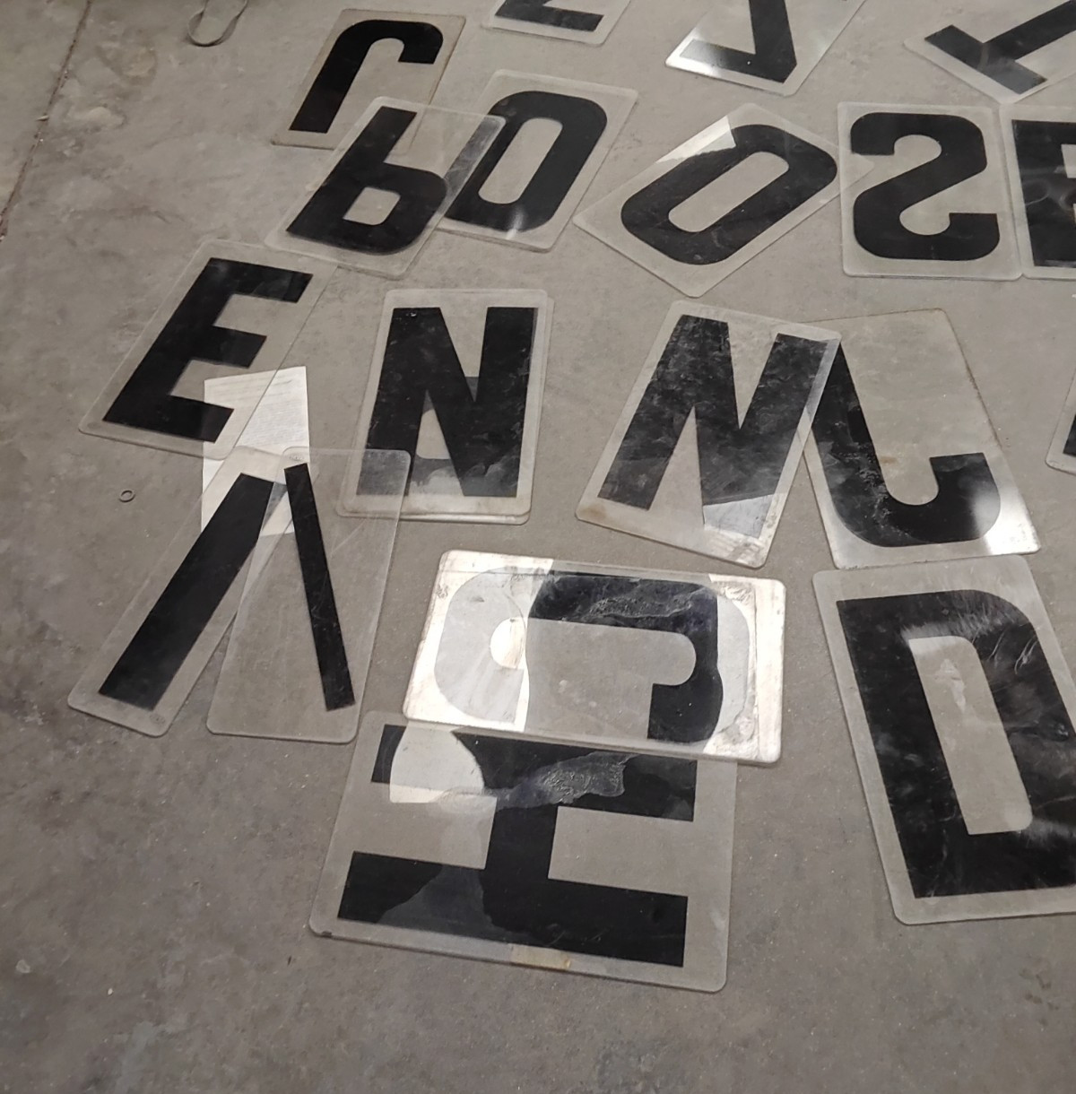 .Plastic Outdoor Readerboard Marquee Sign Letters Set of 40 Sings Color Black