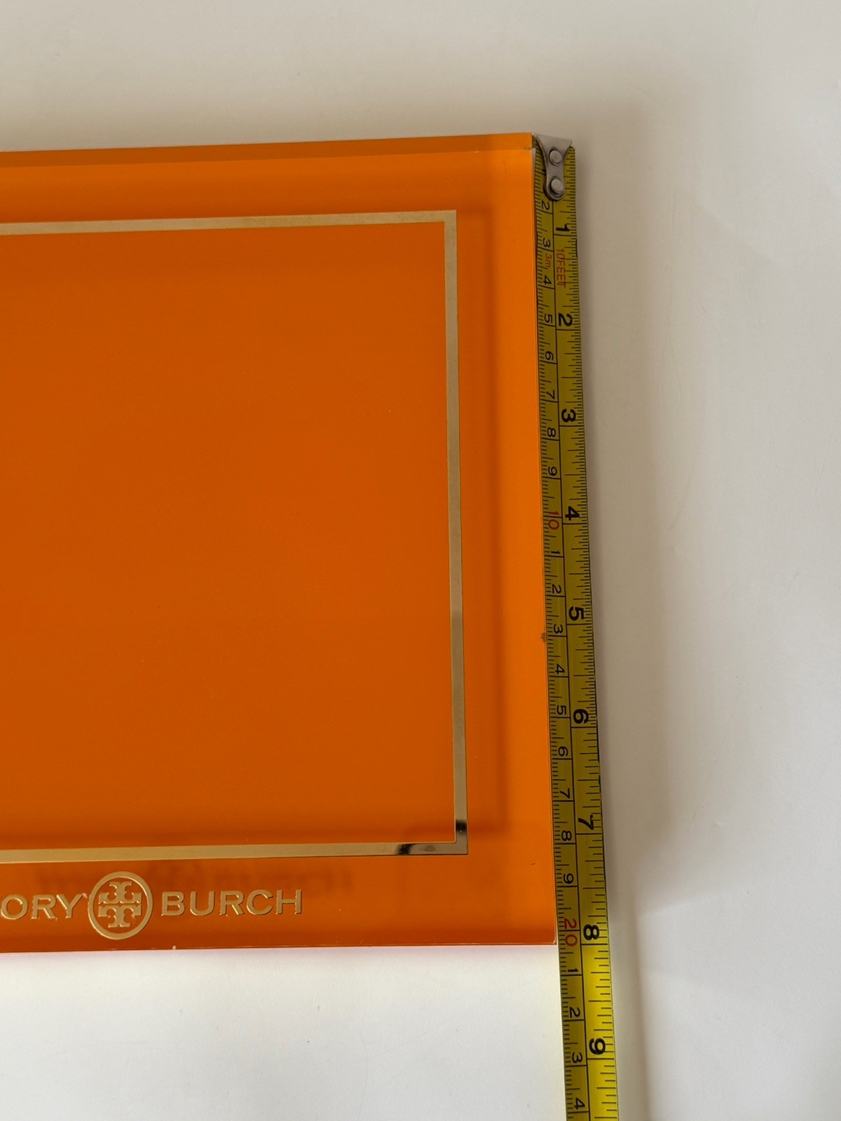 TORY BURCH STORE DISPLAY SIGN EYEWEAR SUNGLASSES RARE 8×8 in
