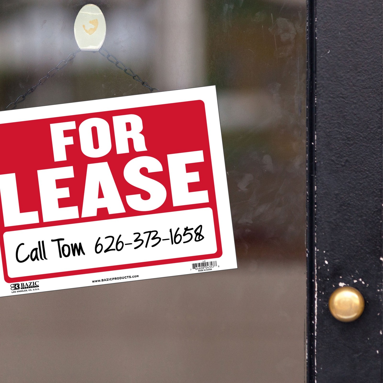 BAZIC 12″ X 16″ For Lease Sign, pack of 24