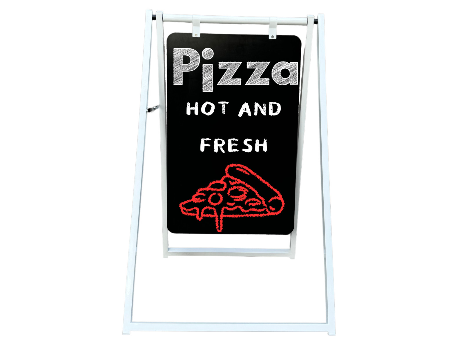 Modern Large Metal A Frame Magnetic Double Sided Chalkboard 24×38 Sidewalk Sign