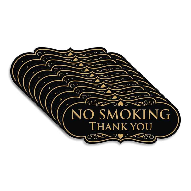 All Quality Designer No Smoking Thank You Wall Or Door Sign – Easy To Install