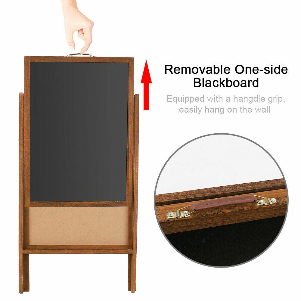 Sidewalk Chalkboard Large Tall Professional Magnetic Surface 2-Sided Sign Menu