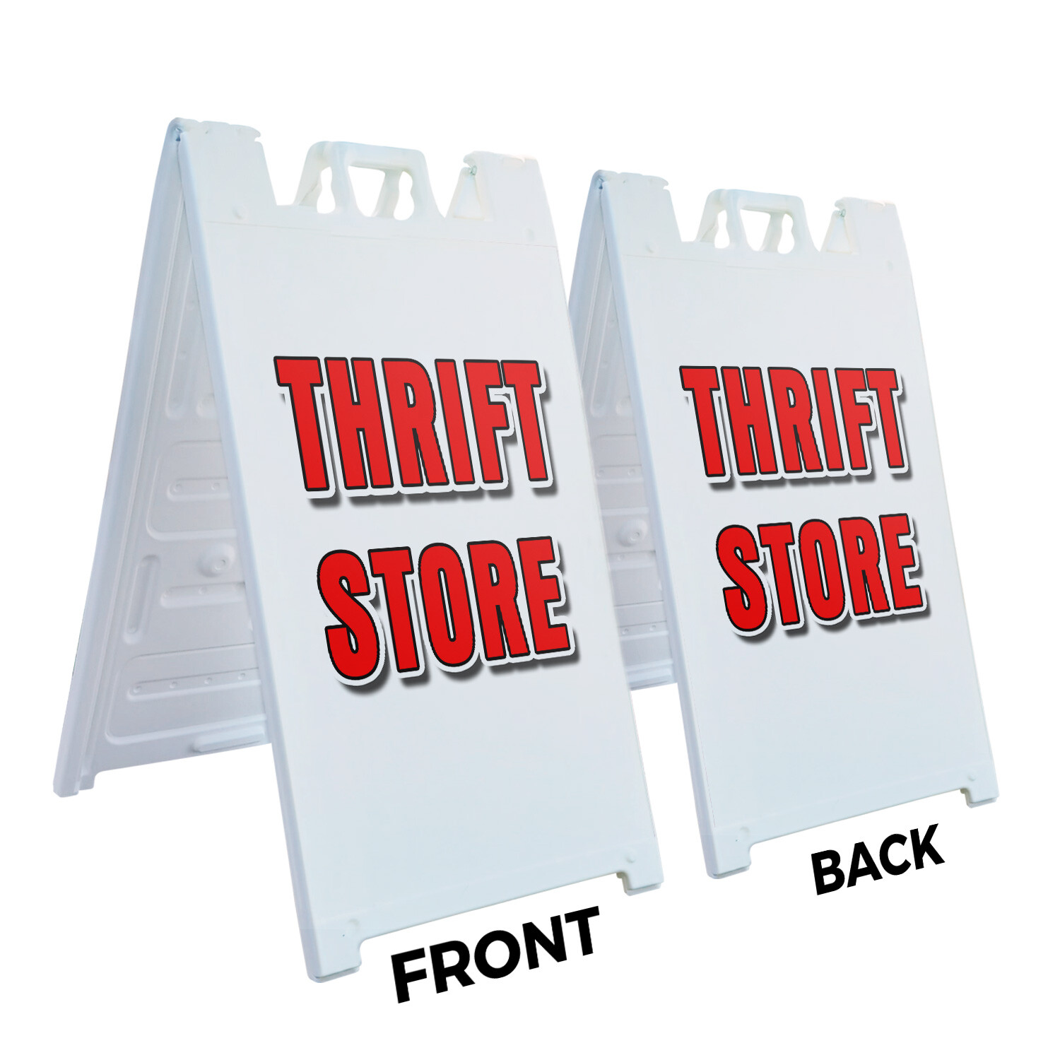 A-frame Sidewalk Thrift Store 24″ x 36″ Double Sided A-Frame Sidewalk Sign
