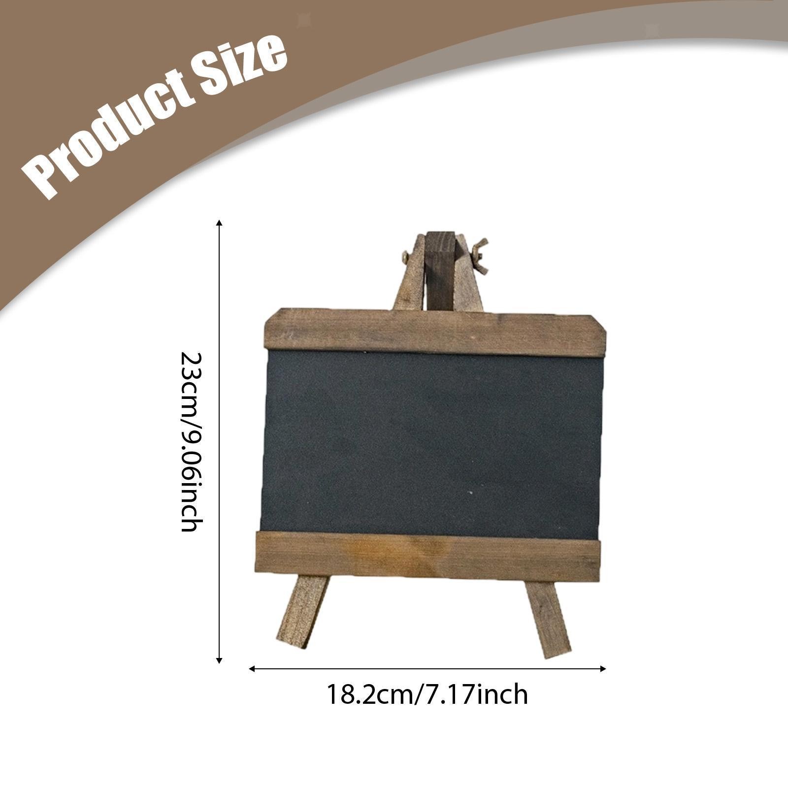 Tabletop Chalkboard Sign Wooden Blackboard Small Chalkboard Multipurpose
