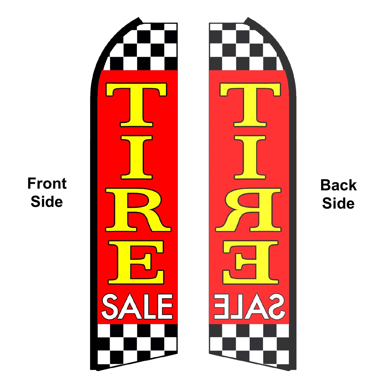 Tire Sale, Alignment, Brake Service – 3 Pack of Swooper Feather Flag Kits