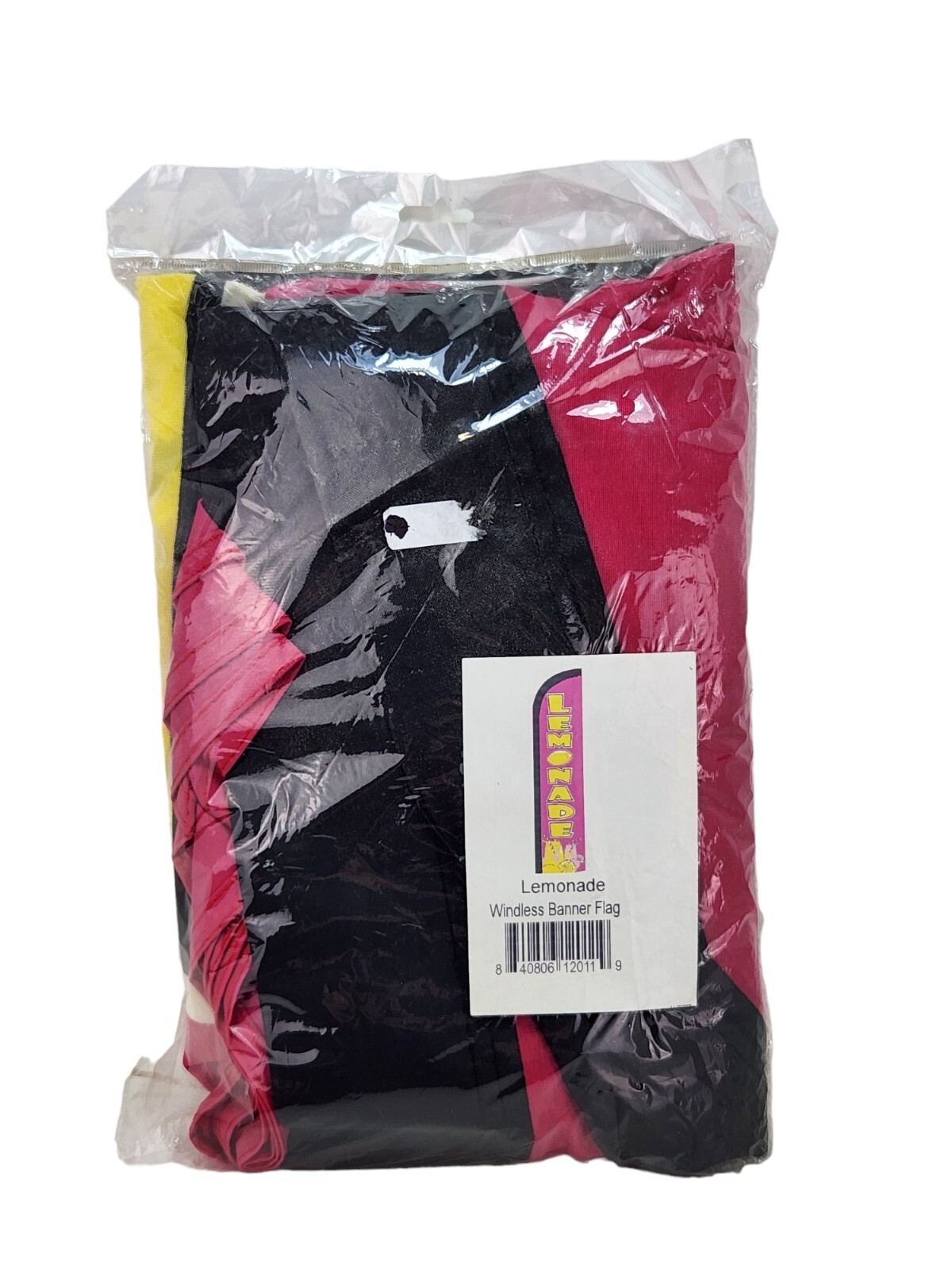 Lemonade 30 in x 11.5 ft Windless Swooper Feather Banner Advertisement Flag
