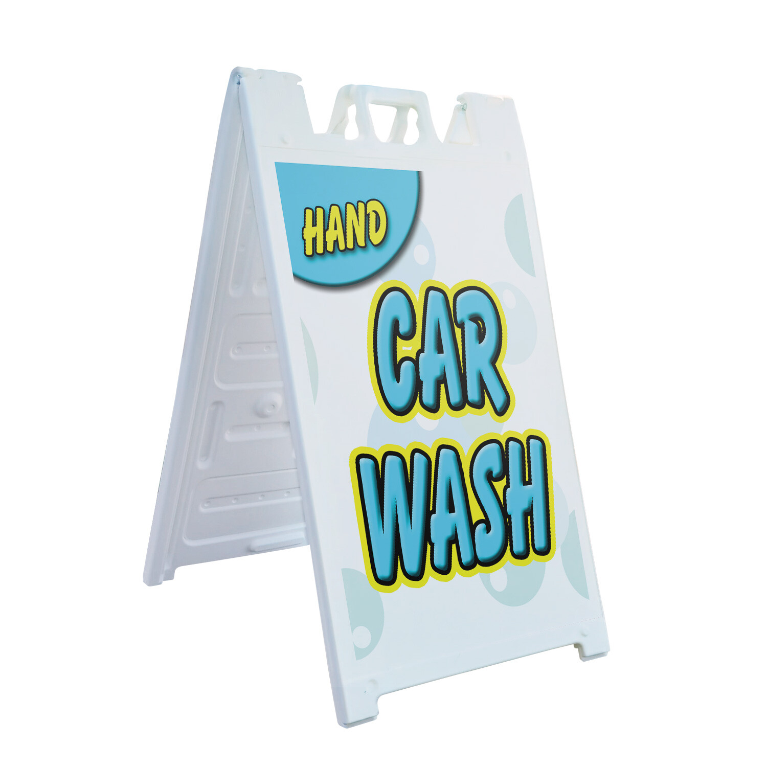 A-frame Sidewalk Hand Car Wash 24″ x 36″ Double Sided A-Frame Sidewalk Sign